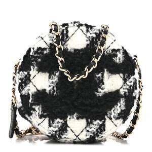 Chanel Wool Tweed Lambskin Quilted #256934C19B
